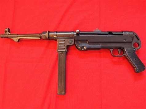 Replica Ww2 German Mp40 Semi Automatic Machine Pistol Gun By Denix Jb