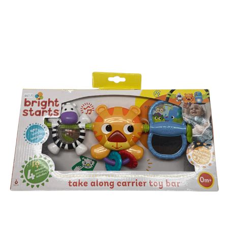 Bright Starts Take Along Carrier Toy Bar Light And Sound Interactive Play Canadawide