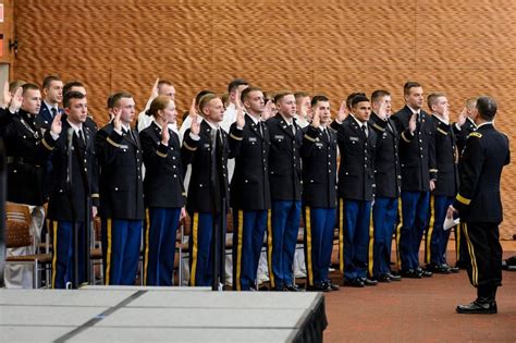 Rotc Students Commissioned As Officers Upon Graduation