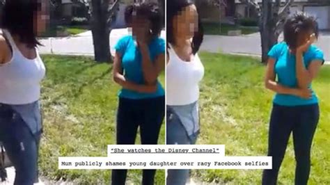Video Mother Publicly Shames 13 Year Old Daughter For Posting Underwear Selfies To Facebook