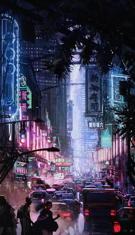 Aesthetic Future City Wallpapers Wallpaper Cave Riset