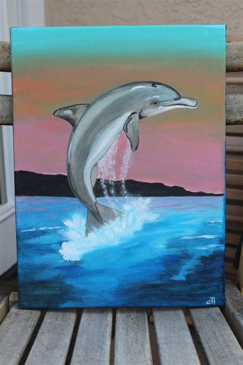 Best 25 Dolphin Painting Ideas On Pinterest Beginner Painting