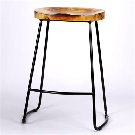 They are made from solid wood and are well built. Industrial Tractor Seat Style Metal Bar Stool Furniture ...