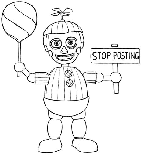 Free Printable Five Nights At Freddys Fnaf Coloring Pages Db0