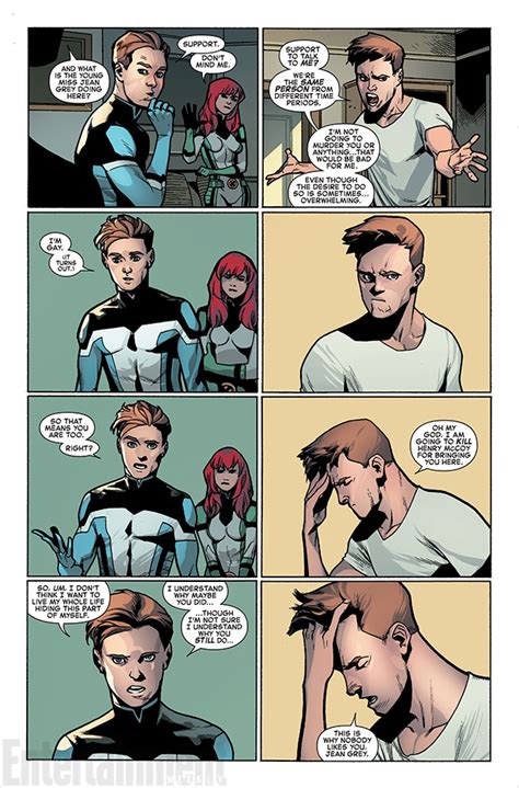X Mens Iceman Declares Sexuality In New Comic