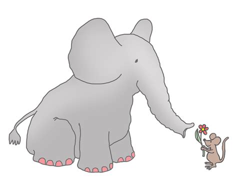 Clipart Mouse Elephant Clipart Mouse Elephant Transparent Free For