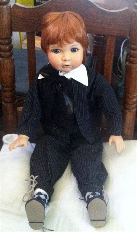 Porcelain Boy Doll From Master Piece Gallery Limited Etsy Vintage