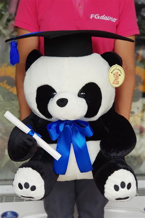 Graduation is a huge milestone in everyone's life. Panda Stuffed Toy Gift Delivery www.FGdavao.com Price List ...