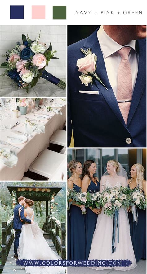 ️ 20 Navy And Blush Wedding Theme And Color Ideas Colors For Wedding