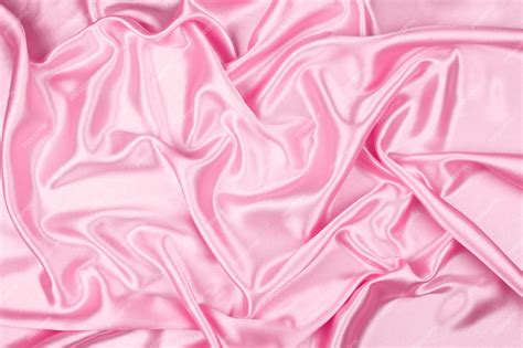 Textura De Tela De Satén De Lujo Rosa Para El Fondo Foto Premium