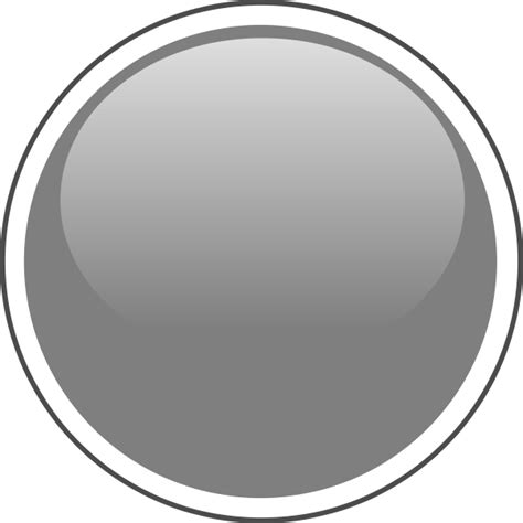 Glossy Dark Grey Icon Button Clip Art Clip Art At Vector