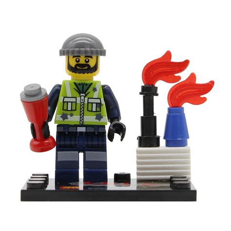 Movie Figure Single Sale Bad Cop Emmet Wyldstyle Sheriff Robo Swat Vitruvius Fireman Building