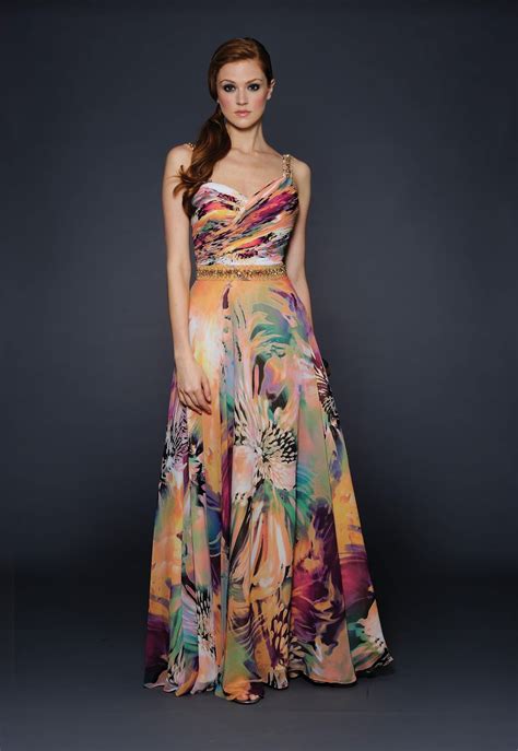 Blog Of Wedding And Occasion Wear Print Long Dresses For 2013 Summer