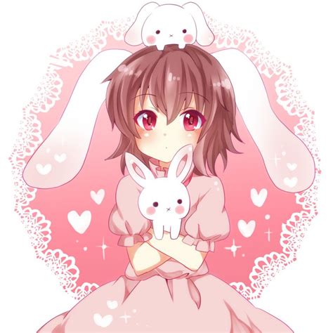 Tewi Inaba Kawaii Anime Nekomimi Anime