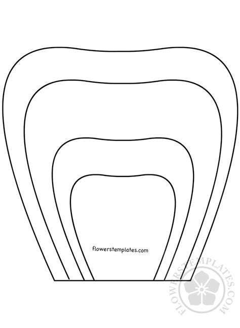 Free & easy to use! large-flower-petals - Flowers Templates