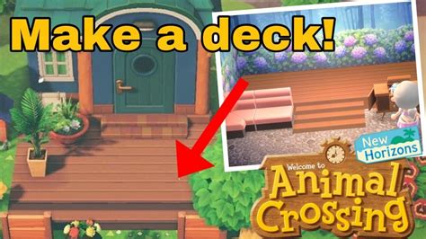 How To Make A Deck In Animal Crossing New Horizon Custom Designs Qr