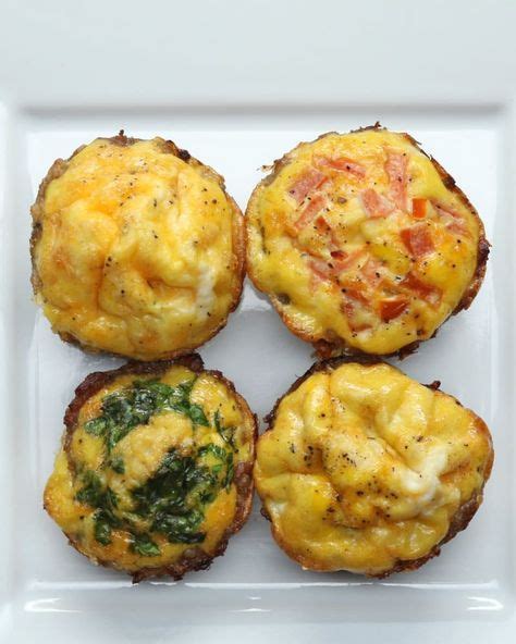 These Sausage And Egg Breakfast Cups Are Great For Low Carb Breakfast
