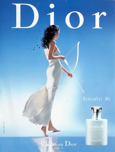 Advert Of The Fragrance Remember Me 2000 By Christian Dior Fragrance