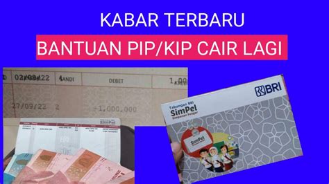 Info Terbaru Bantuan Pip Cair Lagi Youtube