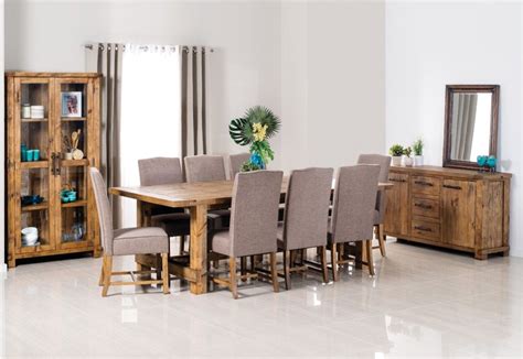 Industrial 9 Piece Dining Suite | Furniture, Dining suites, Home furniture