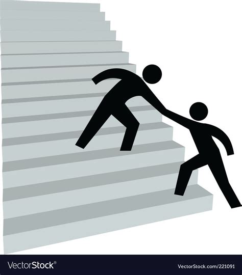 Stairway To Success Royalty Free Vector Image Vectorstock