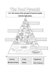 Worksheets Food Pyramid For Adults