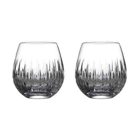 Waterford Crystal Mara Set Of 2 Stemless Wine Glasses Ross Simons