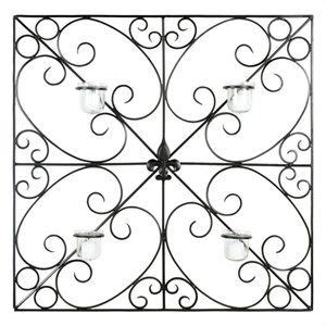 Up to 70% off on frames & wall art designer collection, fast shipping and free returns! Safavieh Votive Iron and Glass Wall Decor in Black | Black wall decor, Wall candles, Candle wall ...
