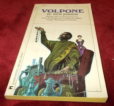 Ben Jonson Volpone Or The Fox Washington Square Press 1970 Paperback