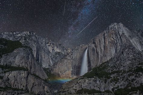 Night Sky Over Yosemite National Park Photo One Big Photo