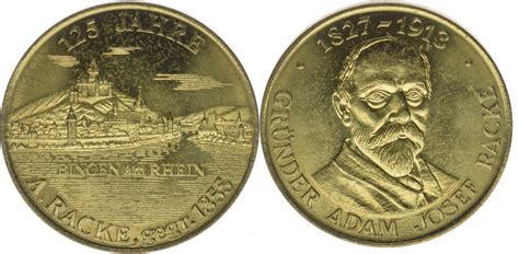 Deutschland Medaille ohne Jahr 125 Jahre Bingen am Rhein EF | MA-Shops