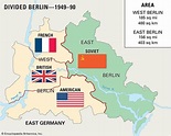 Ost-Berliner west-Berliner Stadtplan - Karte von Ost-berlin west-berlin ...