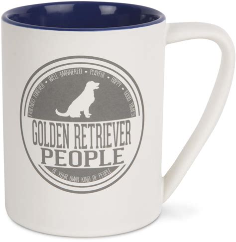 Golden Retriever Person Mug 18oz Ceramic