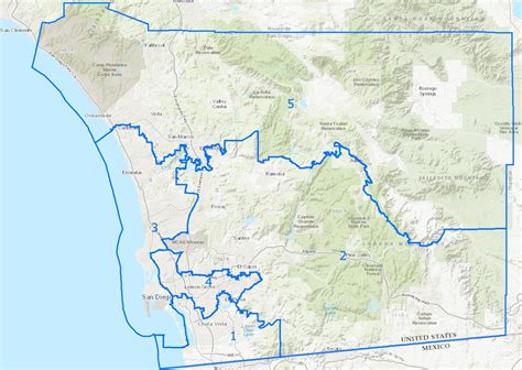 Countys New District Boundaries Take Effect News San Diego County