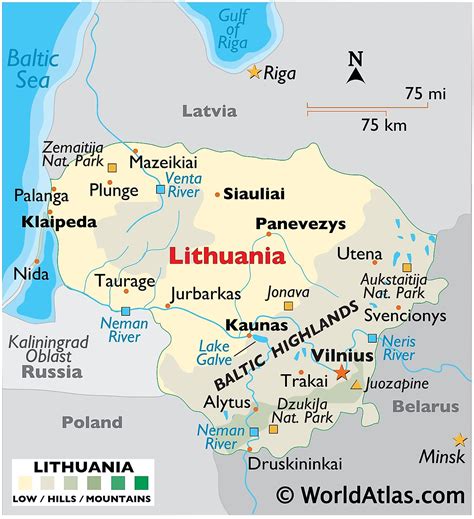 Lithuania Maps And Facts World Atlas