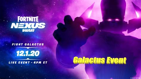Fortnite Galactus Live Event Update He Returns Time And Date Confirmed