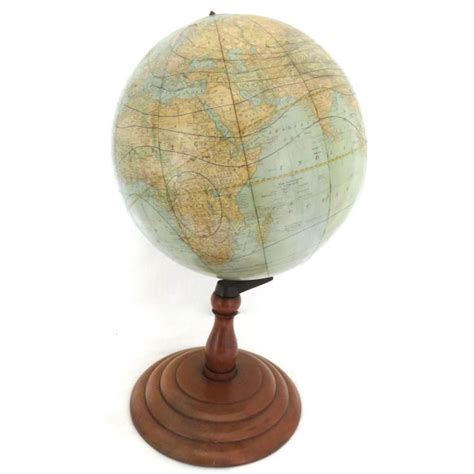 Fine Early 20th Century Rand Mcnally Terrestrial Globe Atlas Chairish