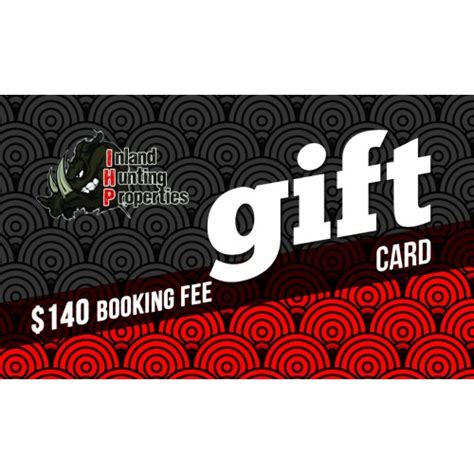 Gift cards are valid for 3 years starting their date of purchase, unless otherwise stated. Inland Hunting Properties - $140 Booking Fee Gift Card