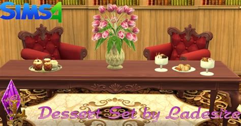 Ladesire Creative Corner Dessert Set Sims 4 Downloads