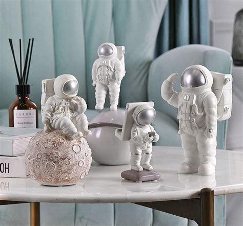 Mini Astronaut Astronaut Figure Astronaut Figurine Nordic Etsy