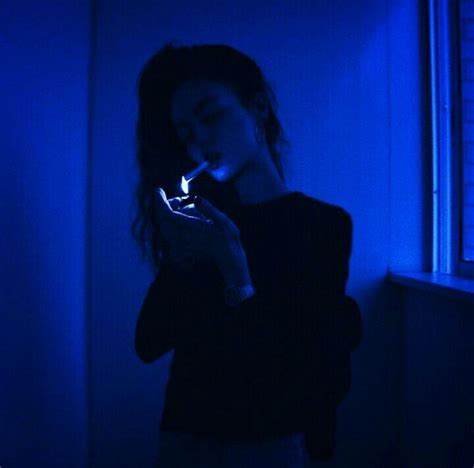 Aesthetic Tumblr Blue Dark Neon Icerem