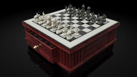 Chess Set For 3d Printing Zbrushcentral