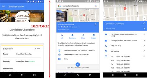 You can check customer insights, update your business hours, and share photos manage your online reputation from a single location: Google MY Business Mobile App Editor Update - Online Ownership