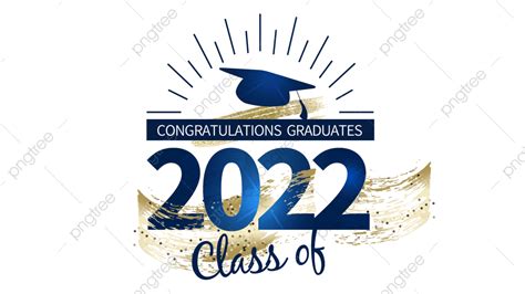 Graduation 2022 Clipart Blue