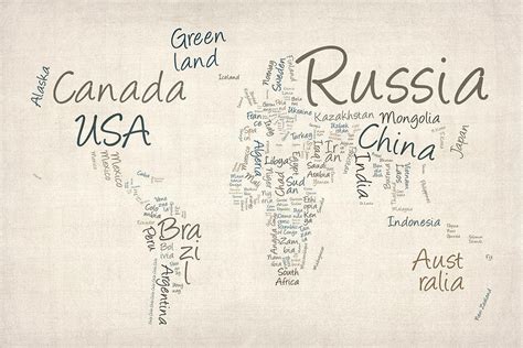 Living, learning, and teaching through photography and writing. Writing Text Map Of The World Map Digital Art by Michael ...