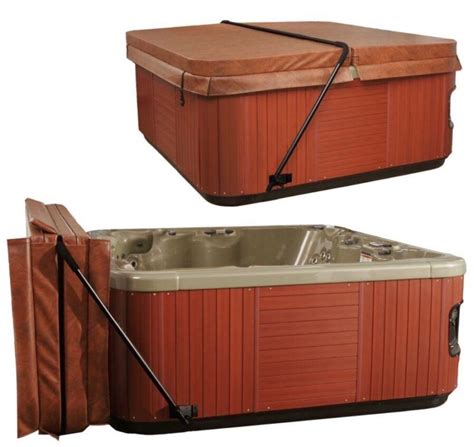 Explore hot tub installations and get backyard ideas! Keys Backyard Spa And Hot Tub Cover Lift Never Used All ...