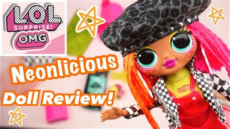 Lol Surprise Omg Fashion Neonlicious Doll Review Youtube