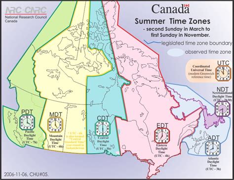 Canada time zone, military time in canada, daylight saving time (dst) in canada, time change in canada. Time zones & daylight saving time - National Research ...