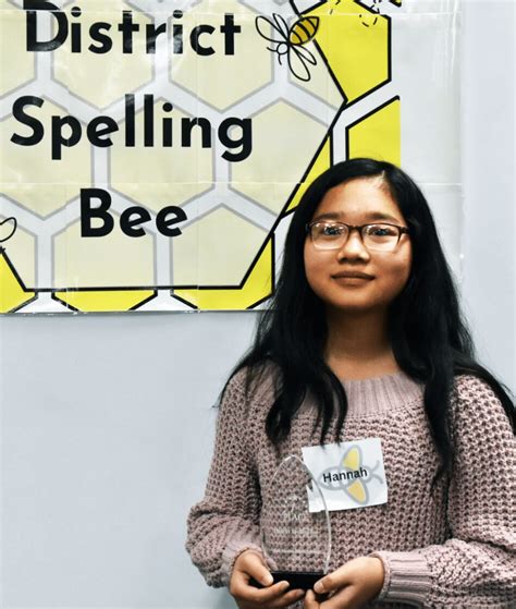 Mountain 6th Grader Hannah Li Wins District Spelling Bee
