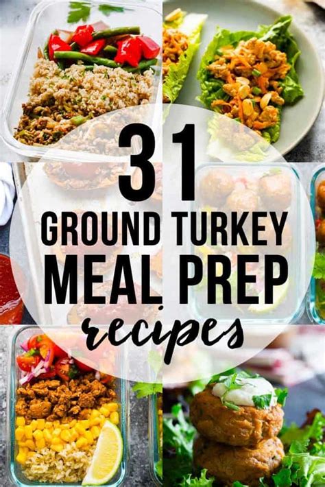 With a dash of ingredients like cheeses and fresh herbs to dress up this lean meat, ground turkey can be transformed into delicious dishes that you'll keep coming back to. 31+ Ground Turkey Meal Prep Recipes | sweetpeasandsaffron.com